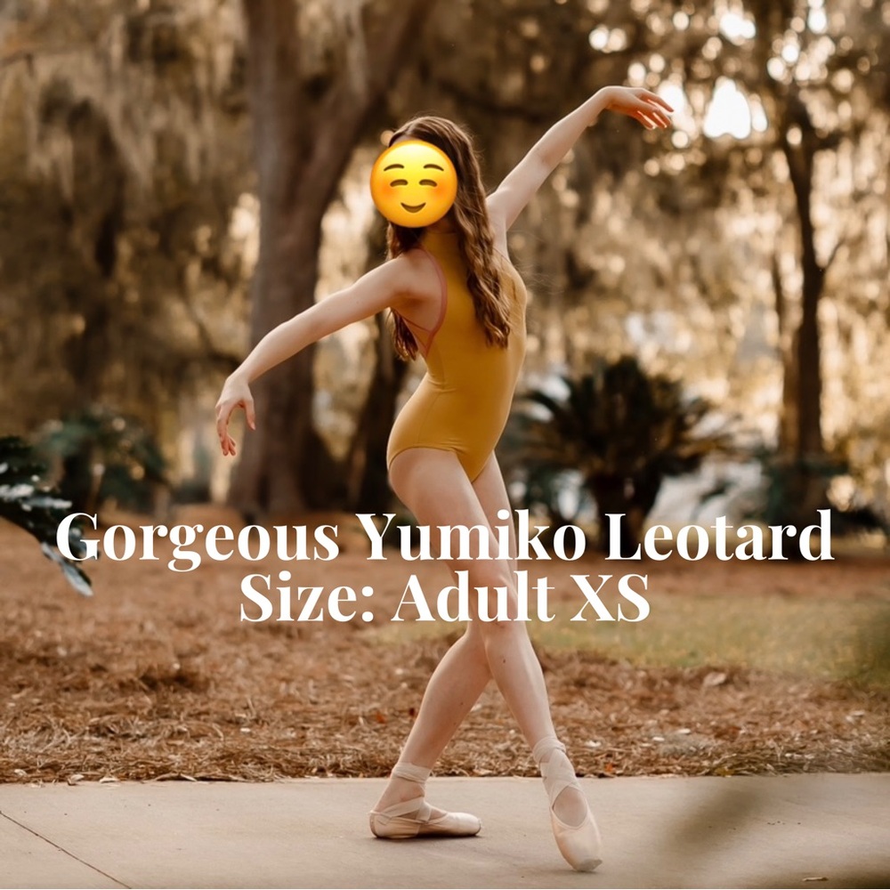 Gold and Pink Yumiko Leotard, Adult XS